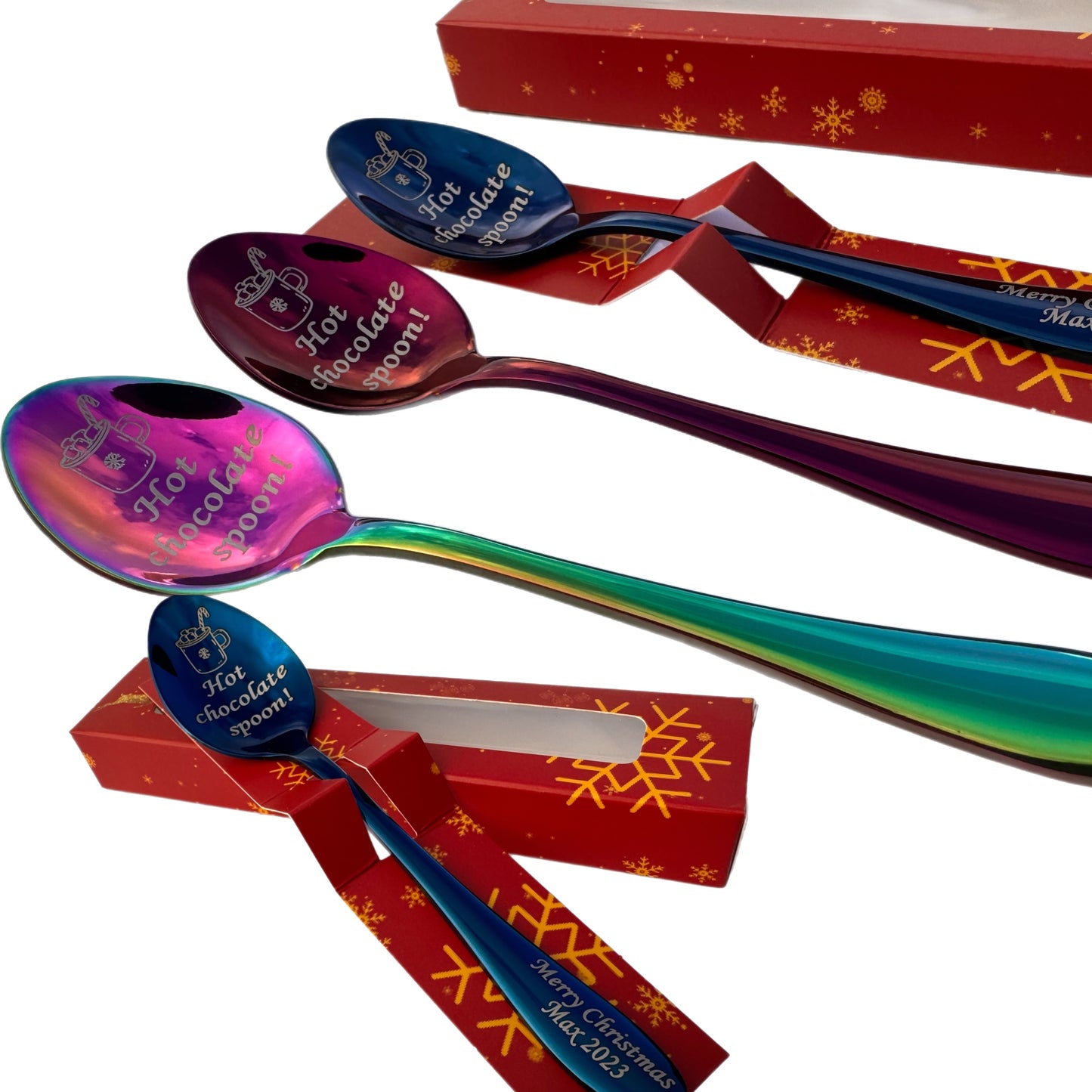 Customisable Stainless Steel Hot Chocolate Spoon: Add Warmth to Every Sip!