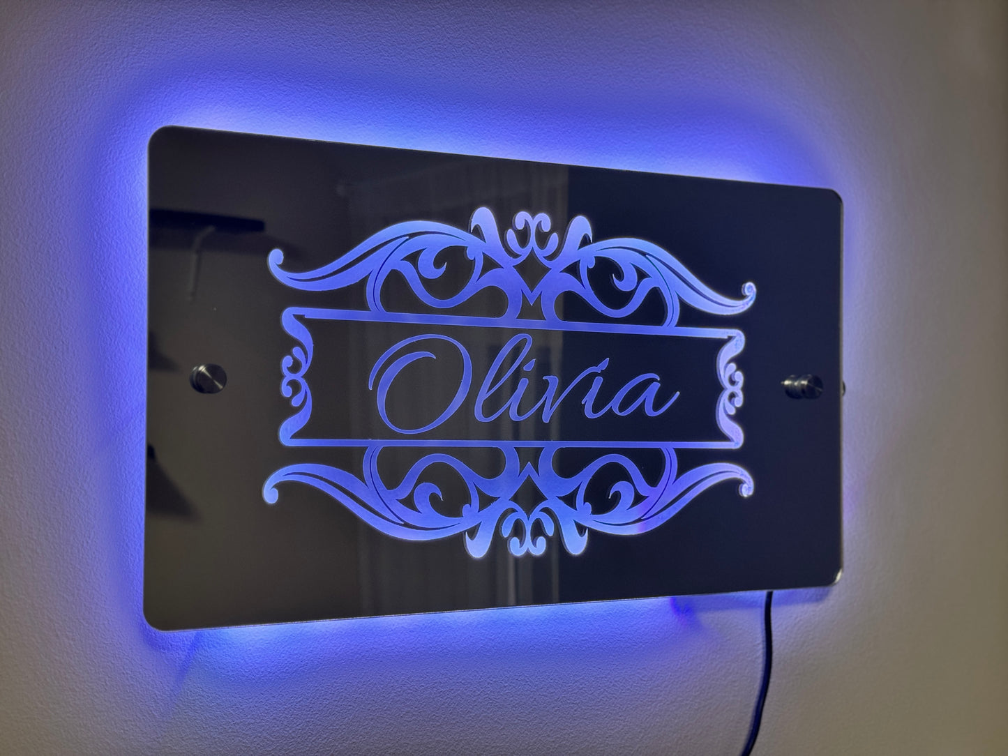 Home Decor with Our Exquisite Personalised Name Mirror