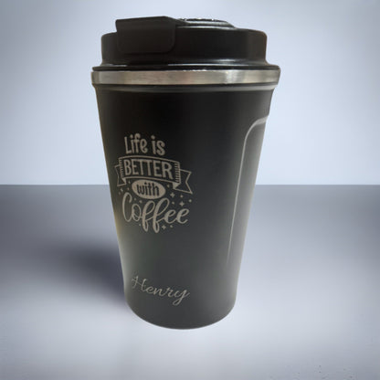 Personalised Smart Coffee Cup - 380ml!